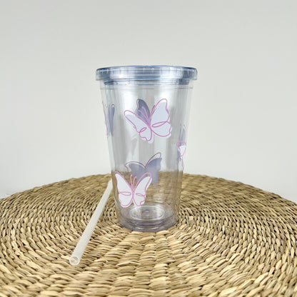 Butterflies 16 oz Insulated Tumbler Cup