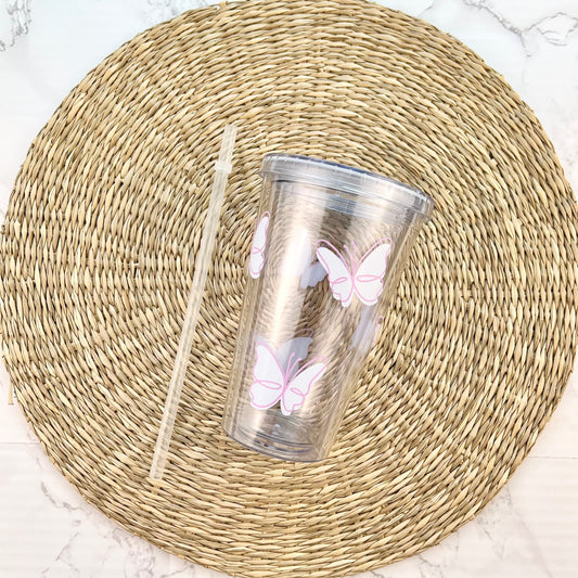 Butterflies 16 oz Insulated Tumbler Cup