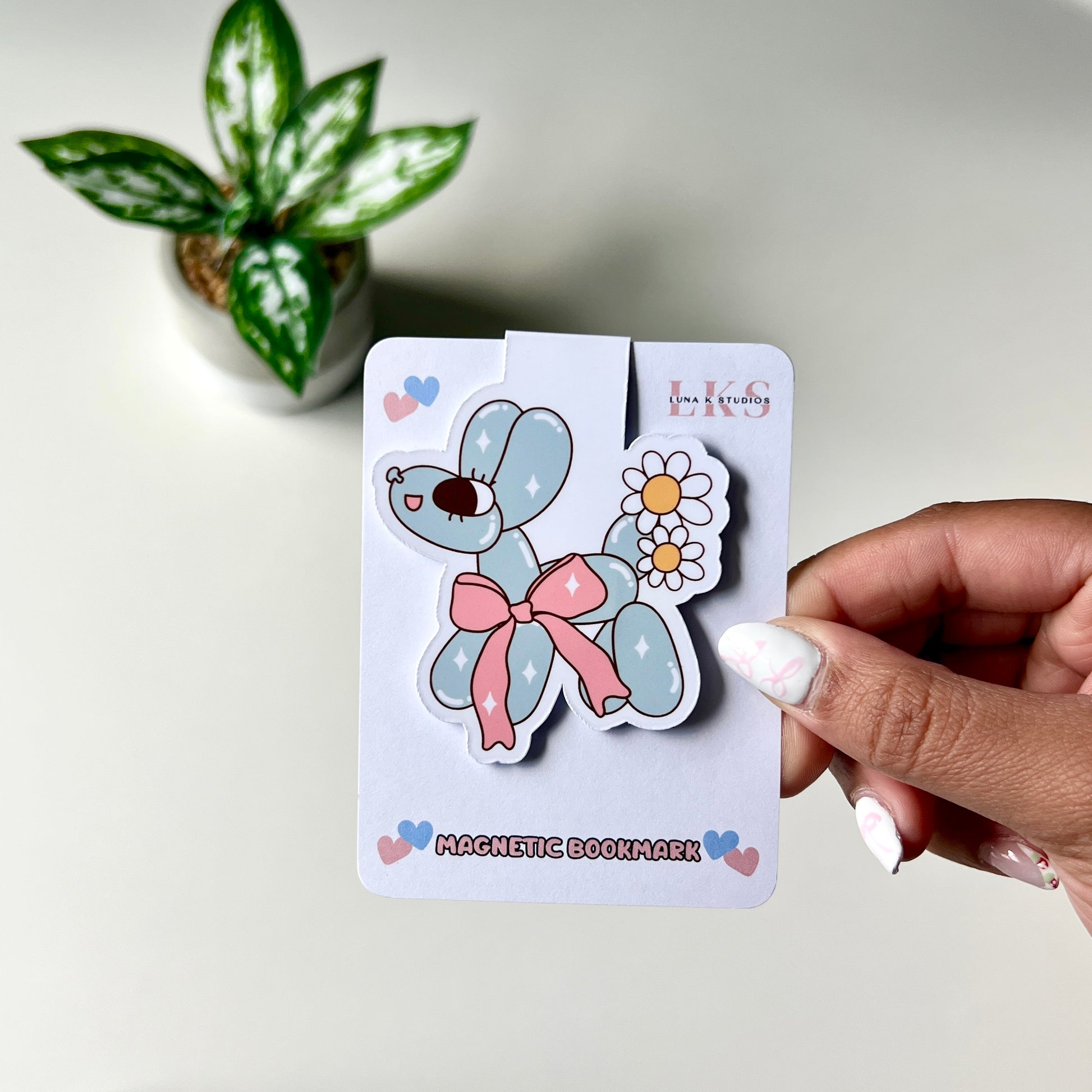 Daisy Dog Magnetic Bookmark