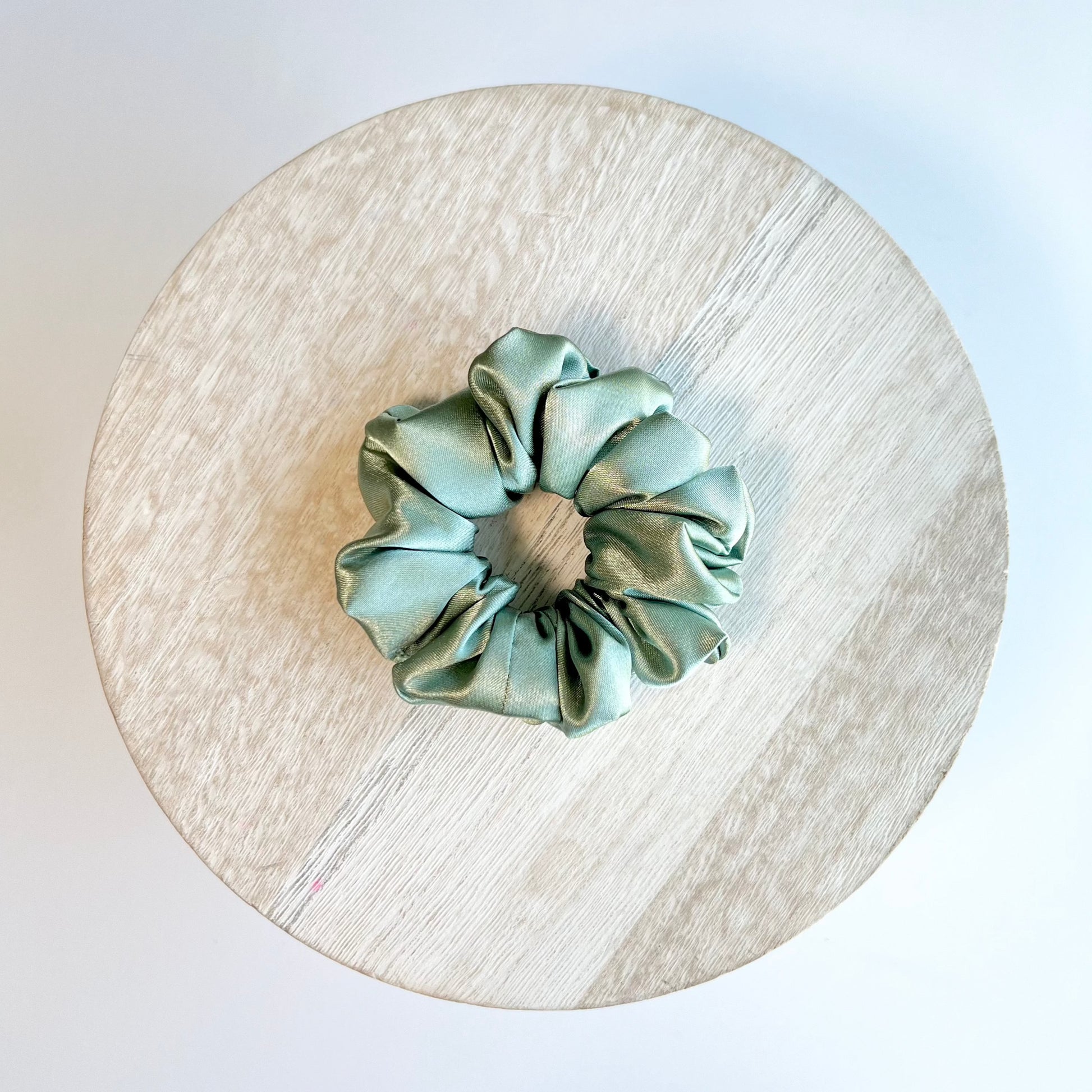 Dusty Sage Scrunchies in size mini