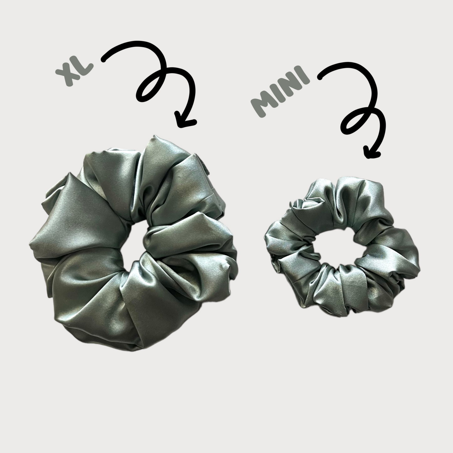 Dusty Sage Scrunchies