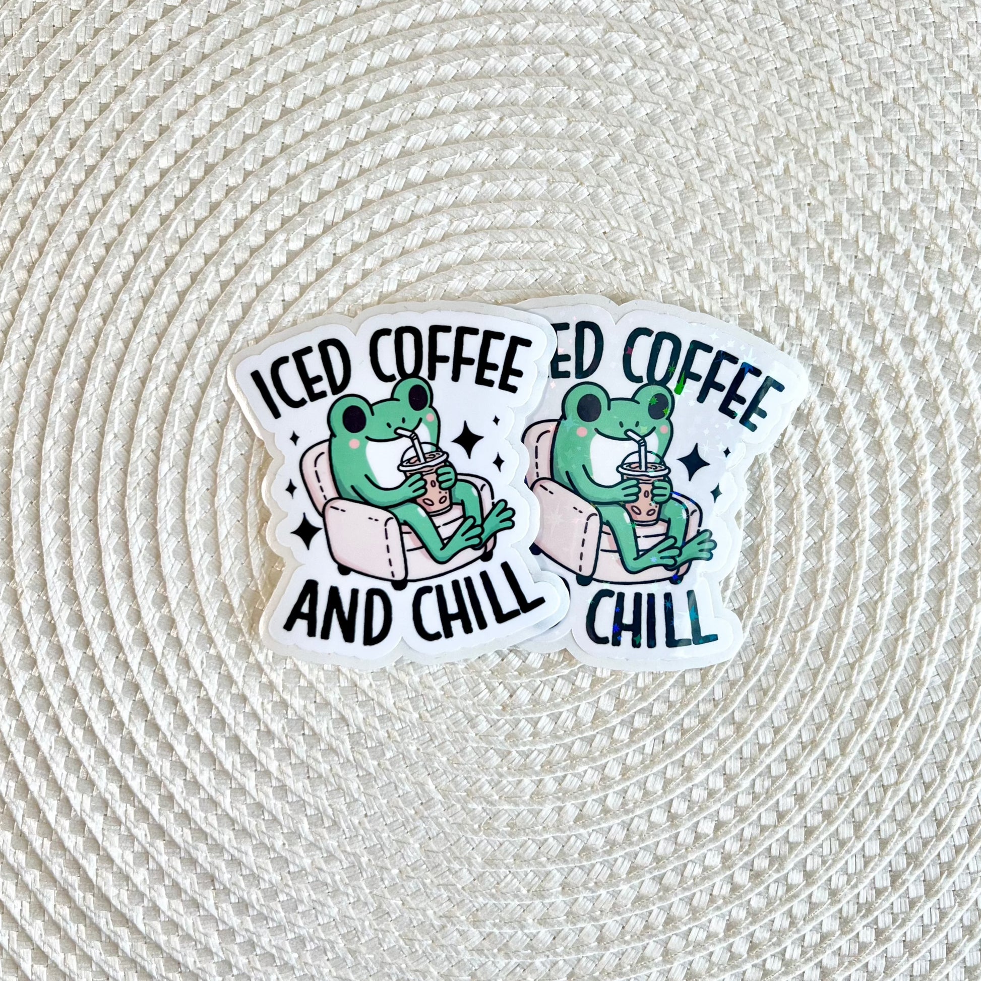 Iced Coffee And Chill Sticker