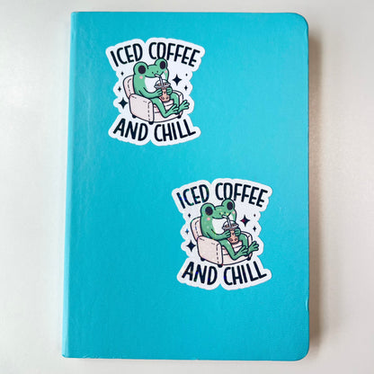 Iced Coffee And Chill Sticker