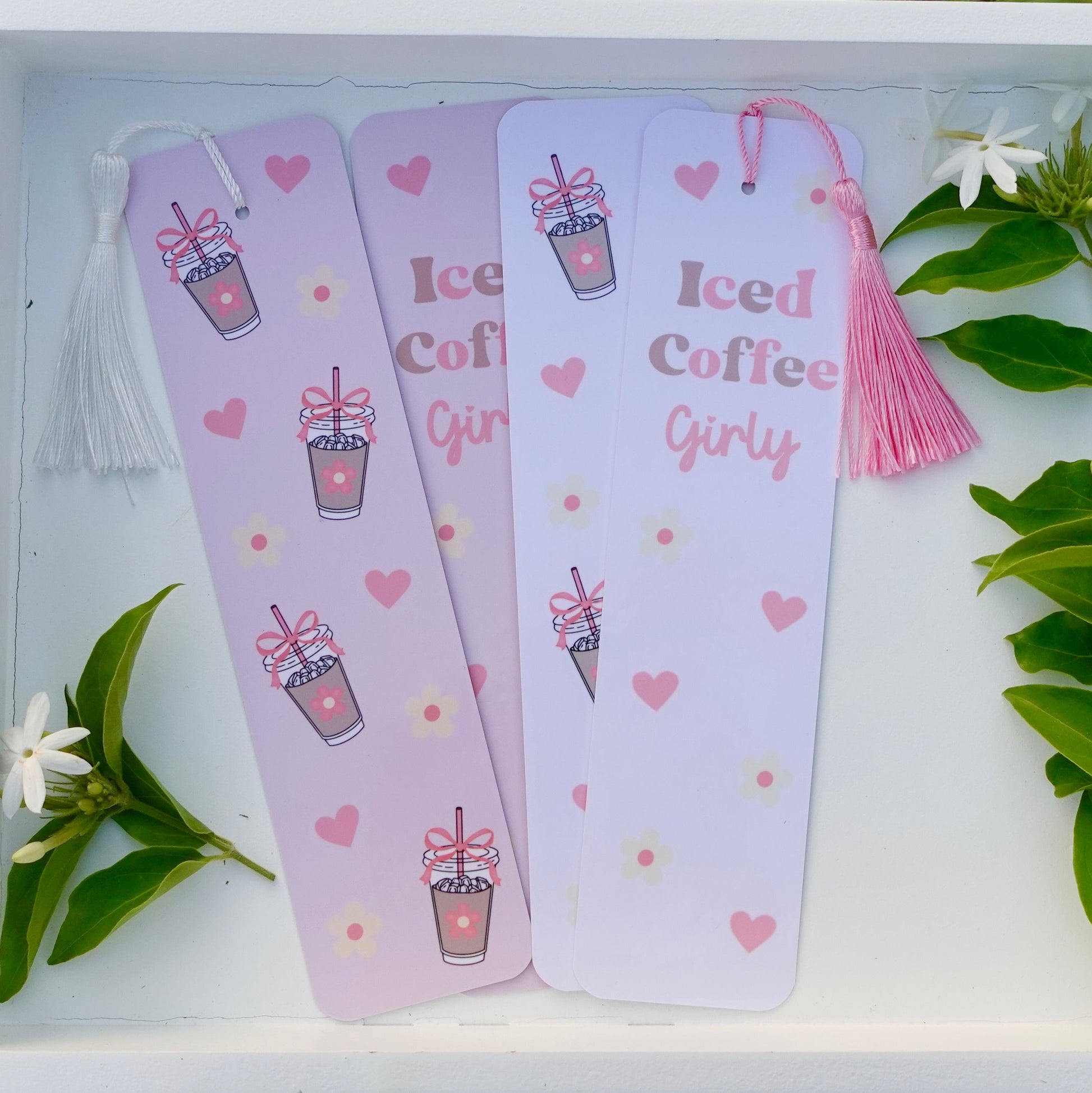 Iced Coffee Girly Bookmark