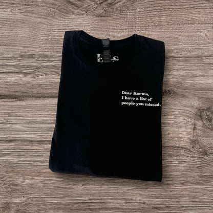 Dear Karma T-Shirt in color Black