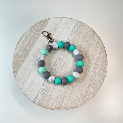 Mystical Forest Silicone Beaded Keychain