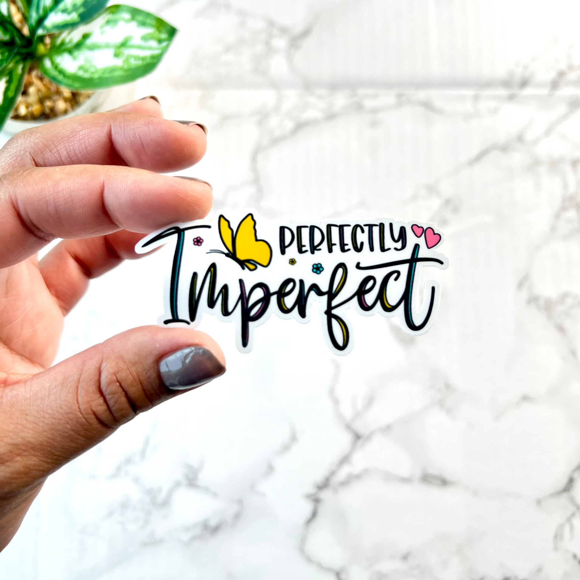 Perfectly Imperfect Butterfly sticker