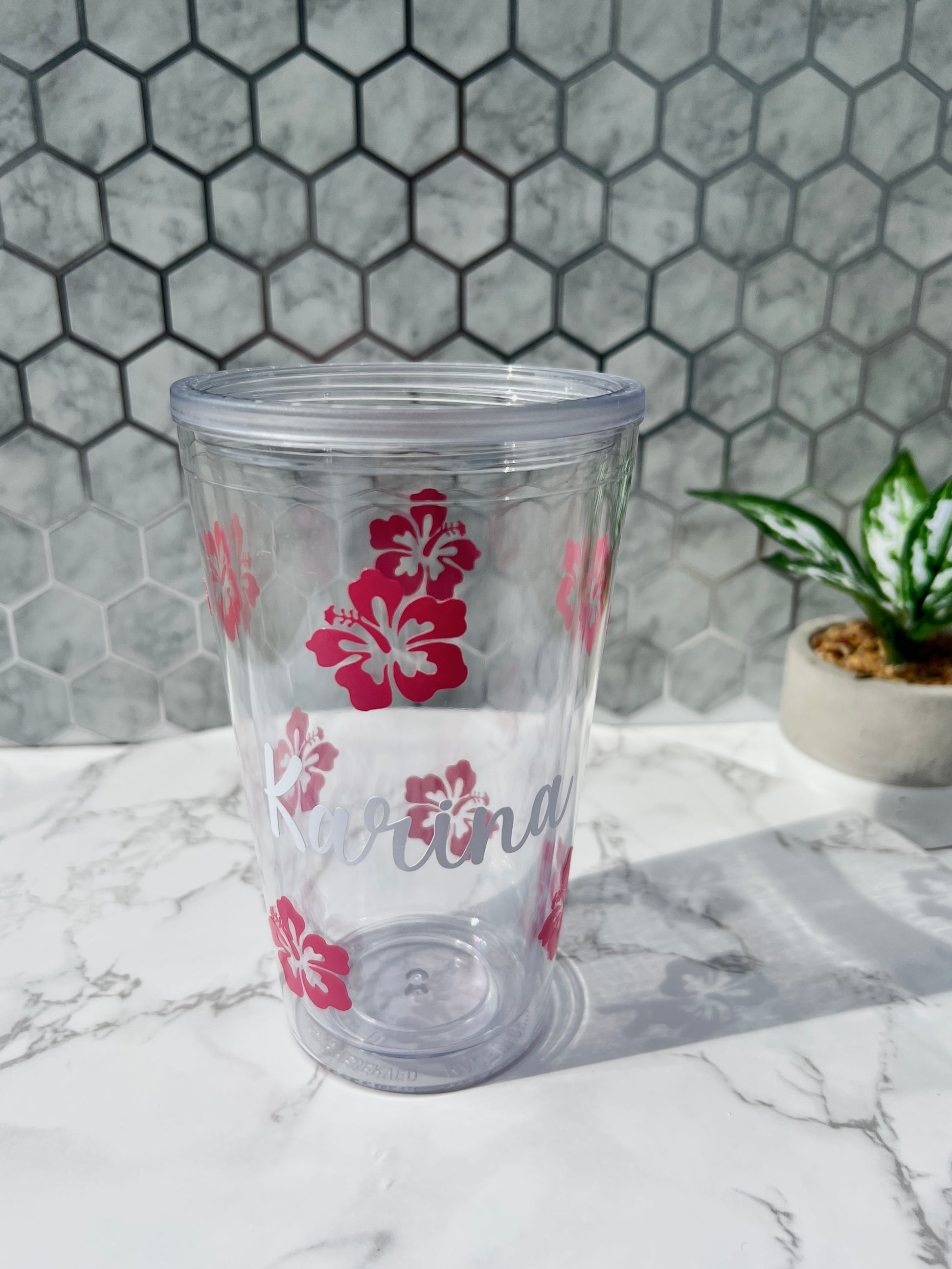 Bloom 16oz Glass Cup