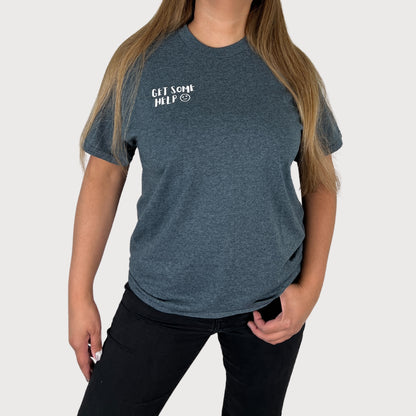 Whoever Is Writing My Story Needs Therapy... T-Shirt in Heather Gray